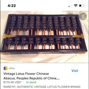 Black Rosewood Abacus
